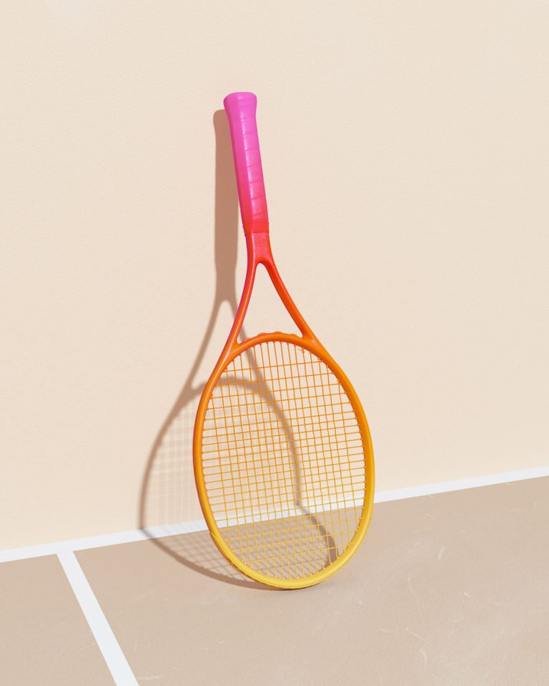 Molistudio网球运动3D插画设计
