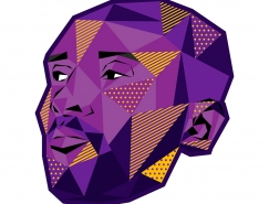 NBA球星POP艺术插画设计16设计网精选
