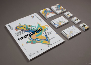 Exogàmia水彩热力图风格品牌形象设计 [23P]