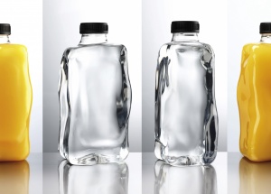Bofrost* Eiswürfel想要流动的玻璃瓶子--国外包装设计欣赏