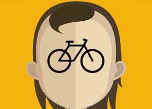 不同面孔的自行车眼镜卡通头像海报系列 [27P]