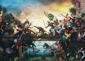 3D牛人再现1825年油画《The Attack Of Zrinyi》 [16P]