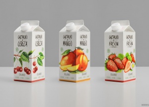 GAZPACHO草莓樱桃芒果果汁系列品牌包装设计 [12P]