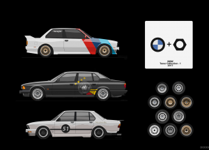 BMW宝马一百年车型发展史矢量插画 [52P]