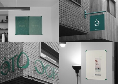 咖啡馆品牌VI视觉识别设计与海报贴纸设计[21P]
