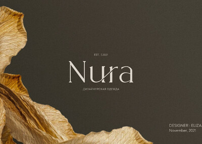 Nura服装品牌字体标识设计[11P]