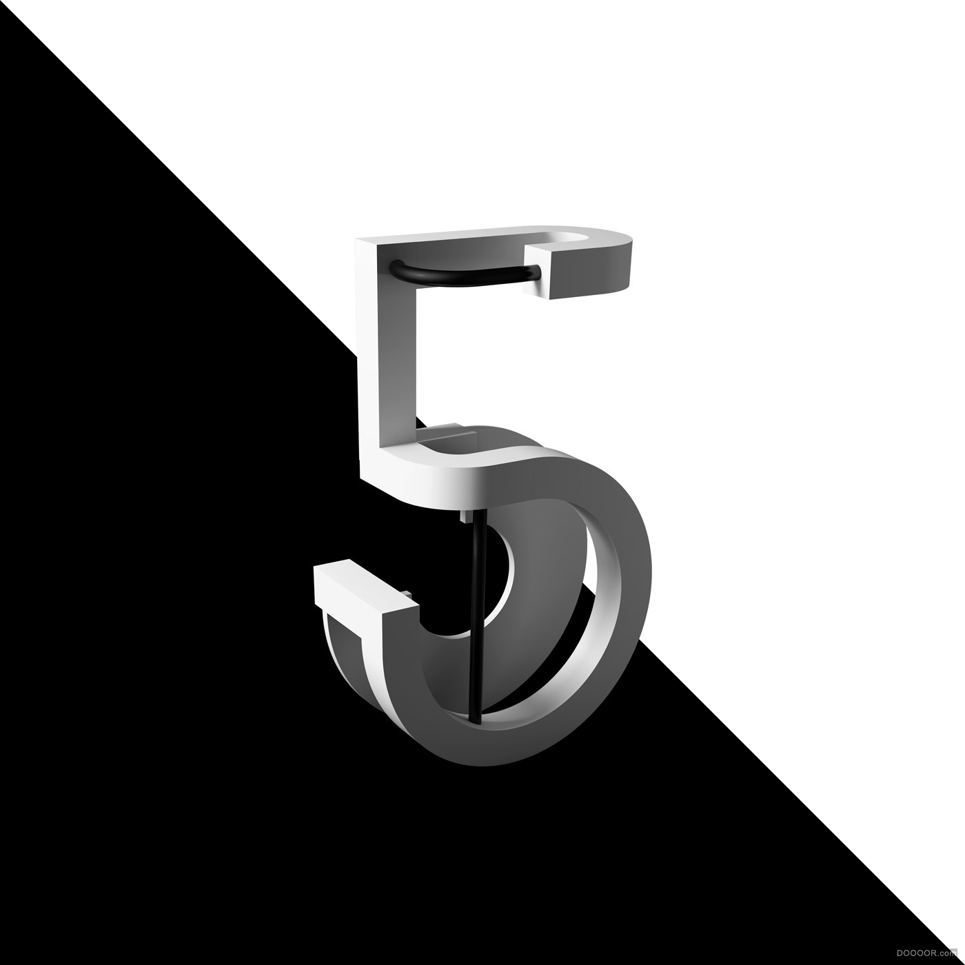 NUMBERS阿拉伯数字3D艺术字造型爆棚 [14P] - 素材中国