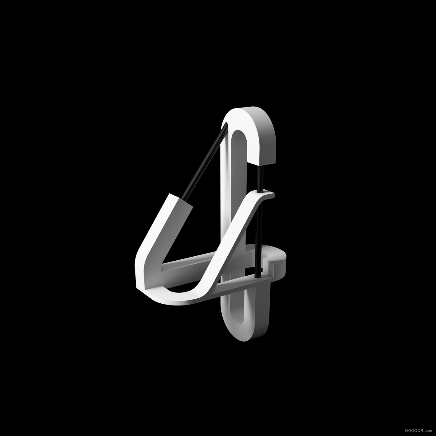NUMBERS阿拉伯数字3D艺术字造型爆棚 [14P] - 素材中国