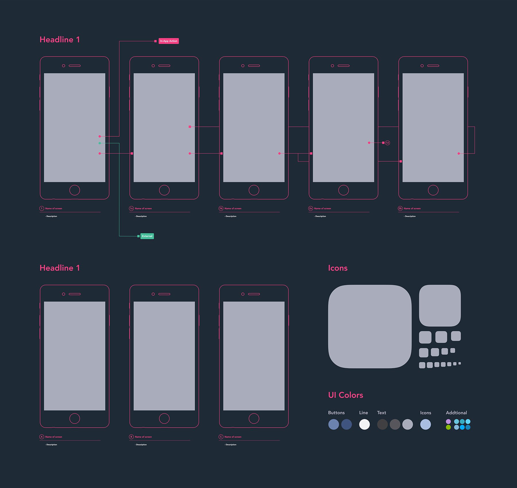 Diagram Template for iPhone