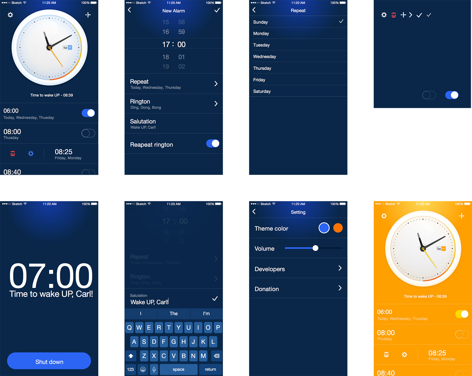 Complete Alarm Clock App