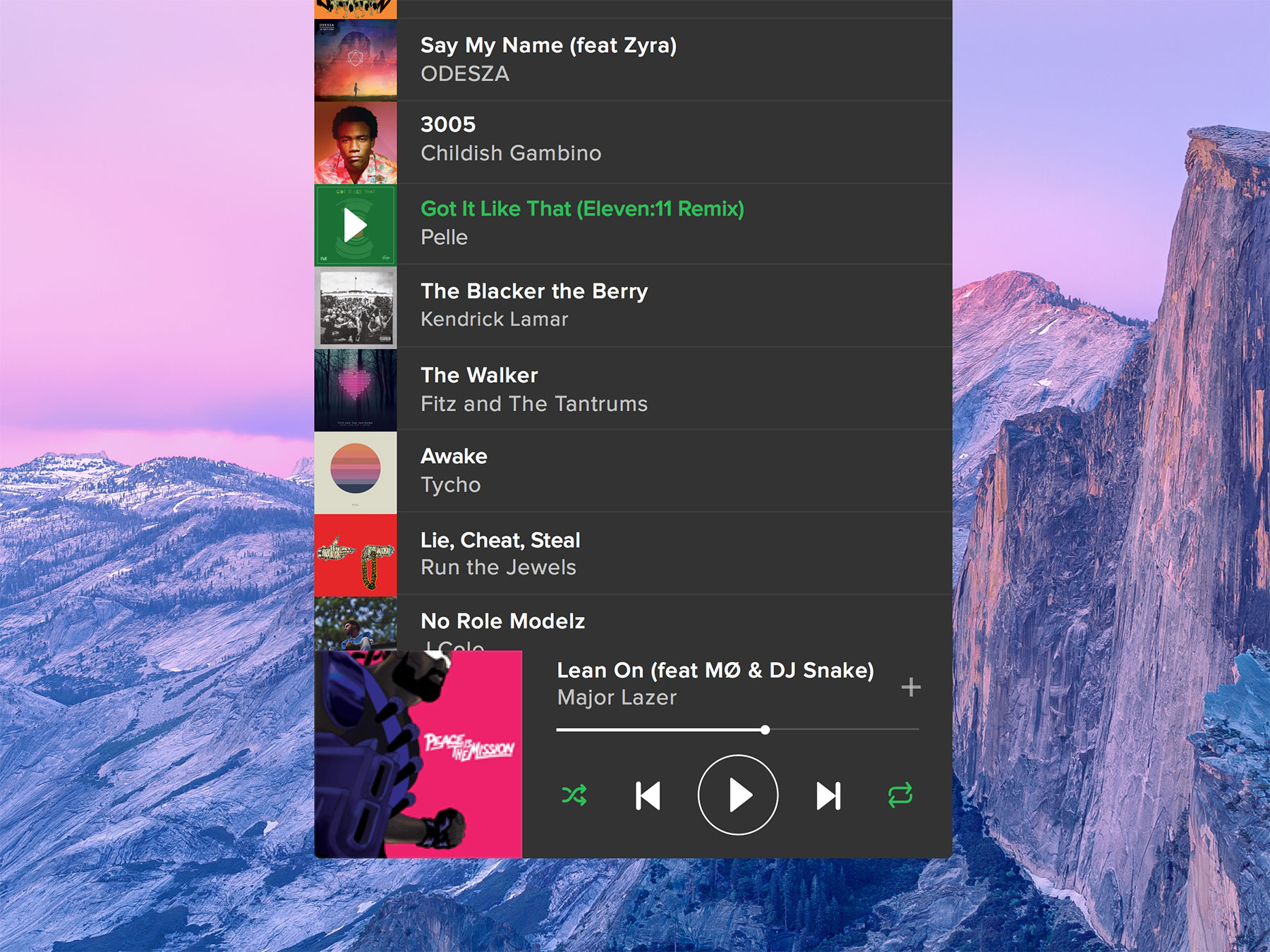 Spotify Mini Player Concept