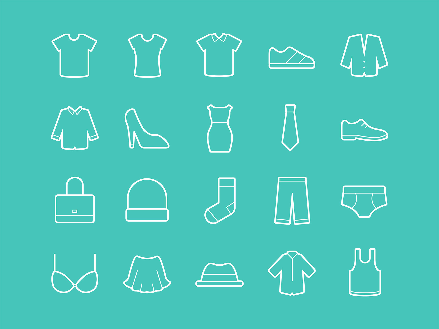 24 Clothing Icons