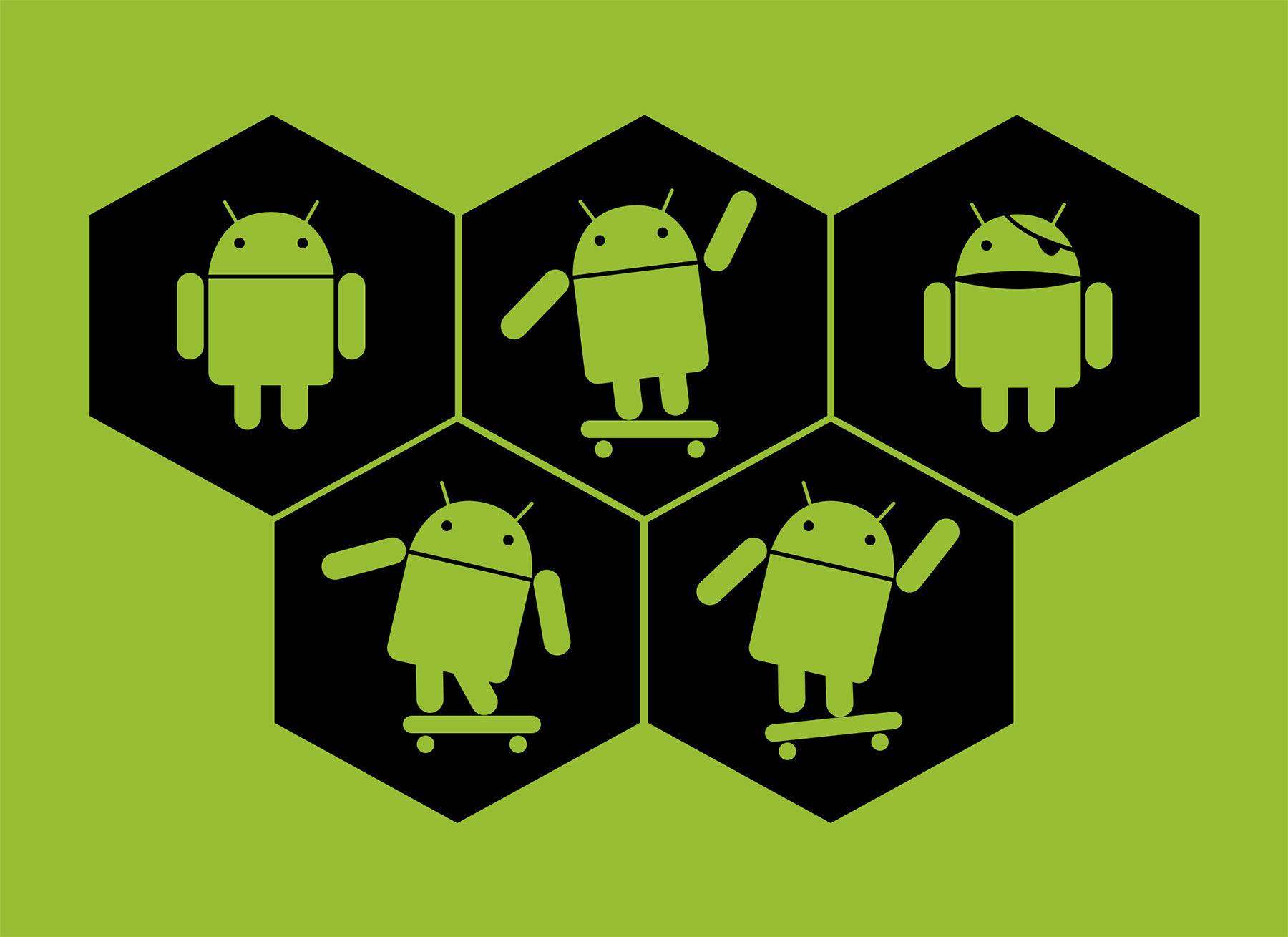 Five Fun Android Icons