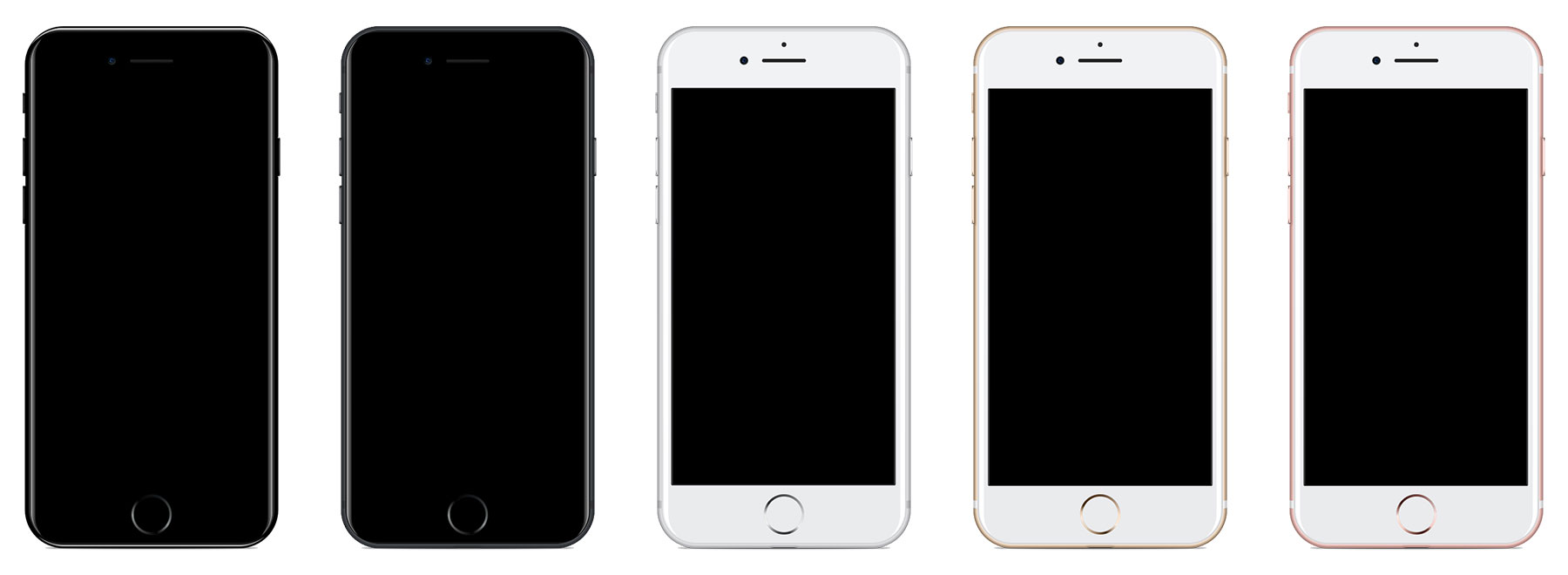 iPhone 7 全色系模型