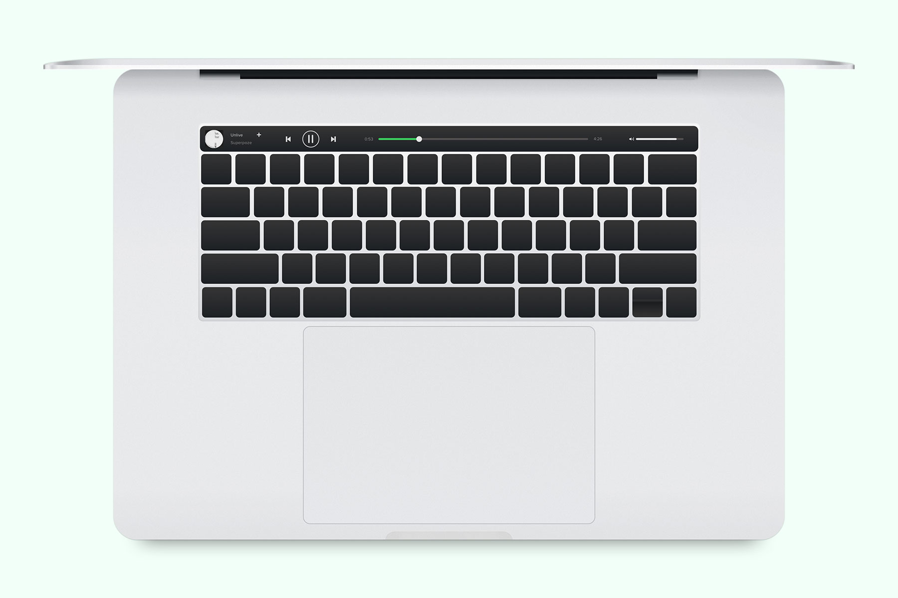 Macbook Pro 带 Touch Bar 模型