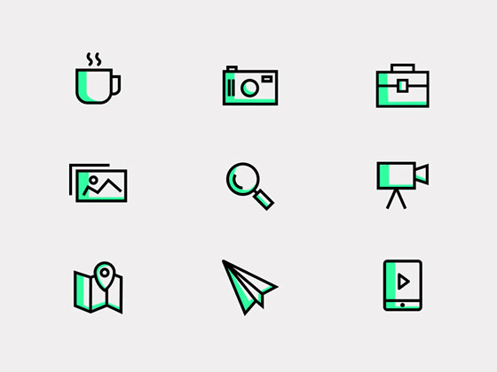 Useful Line Icons16设计网精选sketch素材