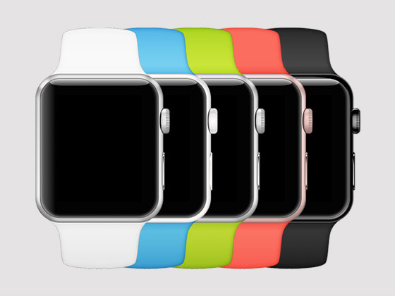 Apple Watch 系列 2 全色系模型素材中国精选sketch素材