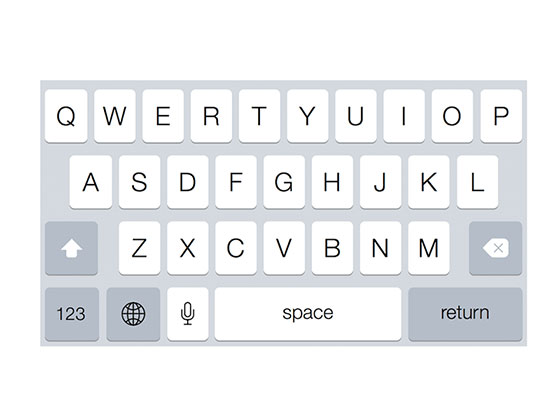 Keyboard iPhone 6 Plus素材天下精选sketch素材