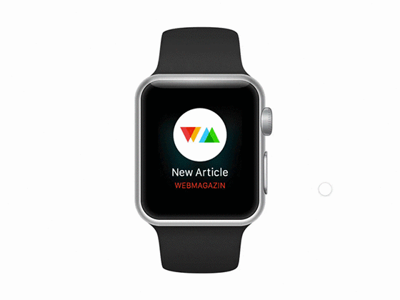 Apple Watch Notification16设计网精选sketch素材