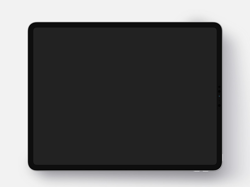 iPad Pro 12.9 英寸 2018 模型16图库网精选sketch素材