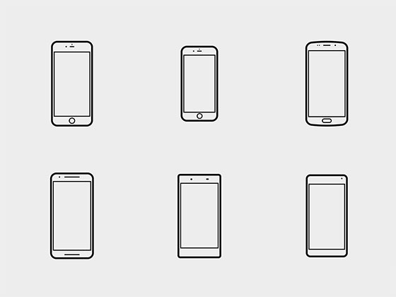 12 枚安卓设备图标16设计网精选sketch素材