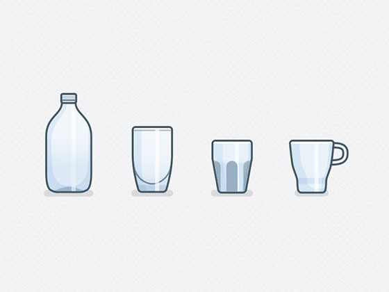 Drinking Cups16设计网精选sketch素材
