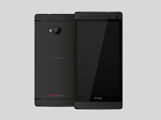 HTC One 黑色模型16设计网精选sketch素材