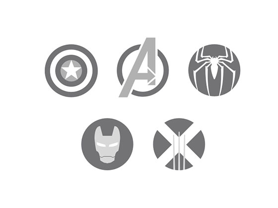 Marvel Icons16设计网精选sketch素材