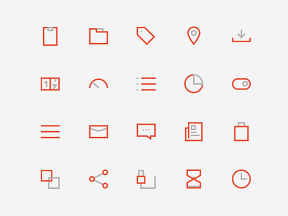 BiColored Icons16设计网精选sketch素材