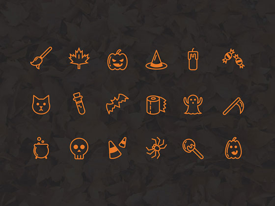 Halloween Icon Set16设计网精选sketch素材