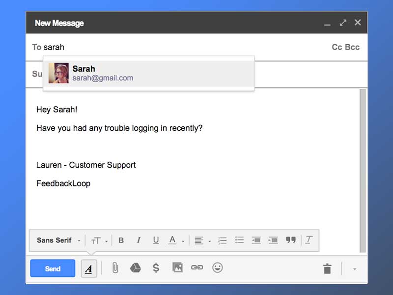 Gmail 新消息 UI16设计网精选sketc