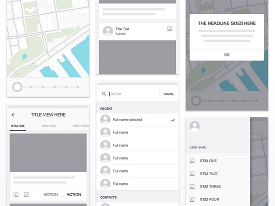 Uber iOS Wireframe Kit16设计网精选sketch素材