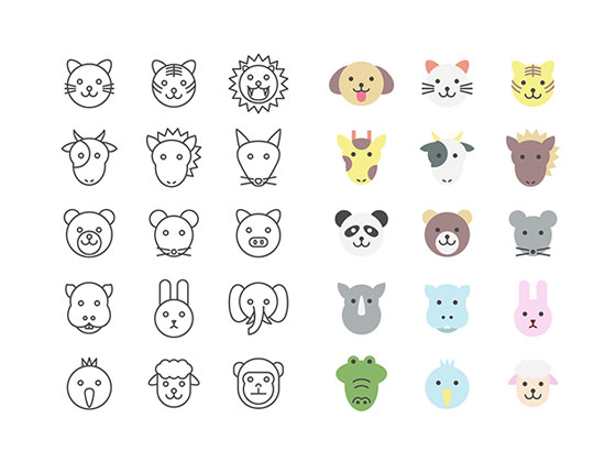 Animal Icons素材天下精选sketch素材