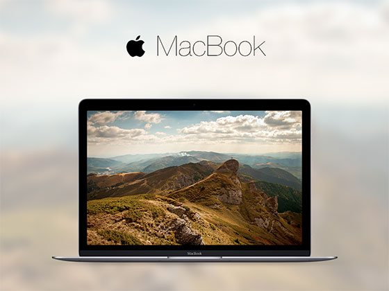Macbook 2015 Mockups16设计网精选