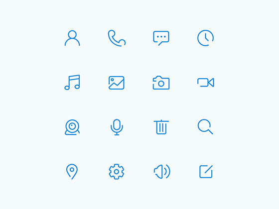 Smiple Glyphs Icons16设计网精选sketch素材