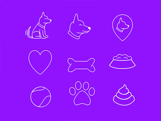 Puppy Icons16设计网精选sketch素材