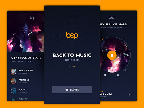 Bop Music16设计网精选sketch素材