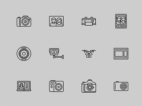 50 枚摄影相关图标16设计网精选sketch素材