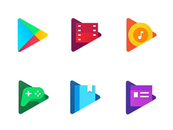 Google Play 家族新图标16设计网精选sketch素材