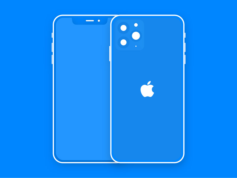 iPhone 11 Pro 线框模型16图库网精选sketch素材