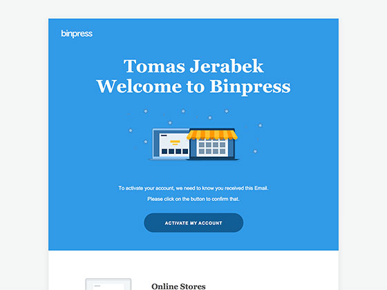 Binpress 欢迎邮件16素材网精选sketch素材
