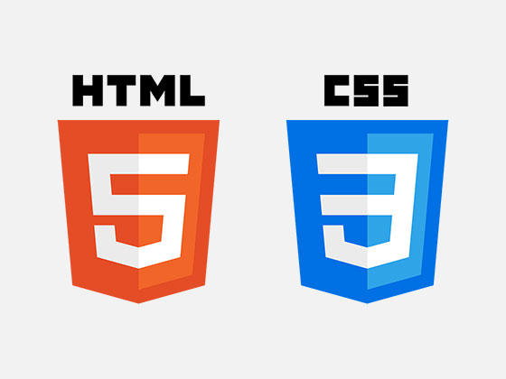 HTML 5 和 CSS 3 标志16素材网精选