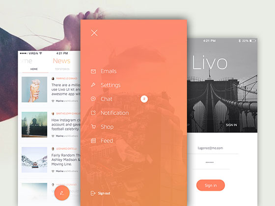 Livo UI Kit16设计网精选sketch素材