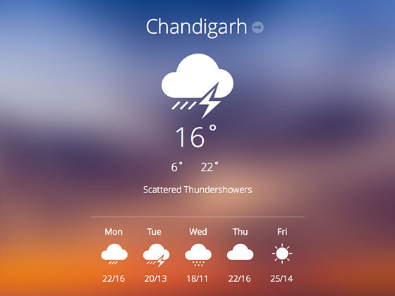 Weather App Icons素材天下精选sketch素材