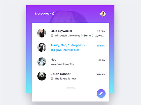 Messenger16设计网精选sketch素材
