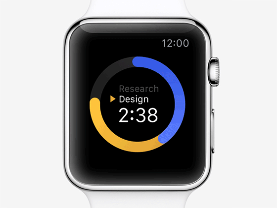 PTimer Apple Watch 定时器界面16设计网精选sketch素材