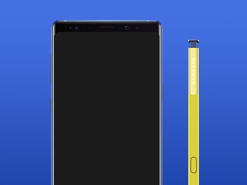 三星 Galaxy Note9 模型16设计网精选sketch素材