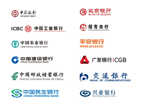 12 枚中国热门银行标志16素材网精选sketch素材
