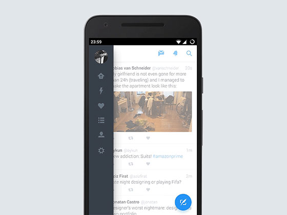 Twitter for Android 概念设计16设计网精选sketch素材