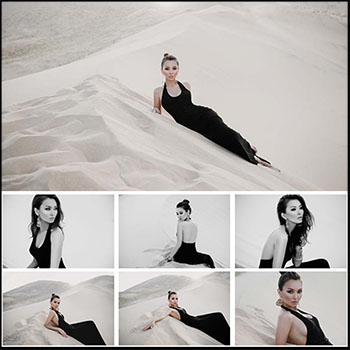 15P沙漠性感美女摆拍JPG高清图片